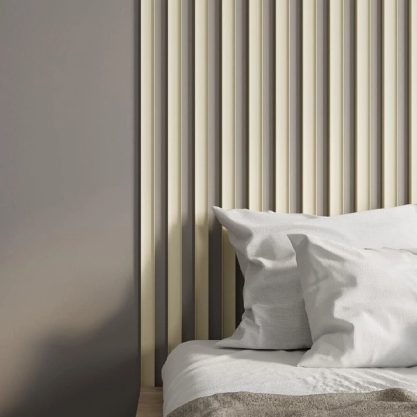 Интерьерная Рейка МДФ STELLA Планкен Рекесс De Luxe Palomino 19*50*2700 (уп.4 шт.)