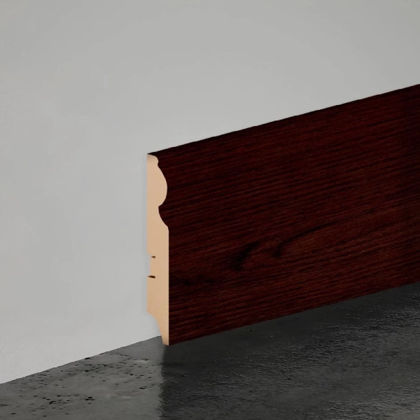 2К Напольный плинтус МДФ STELLA 110C 2000х110х16 Венге (12шт в упак)