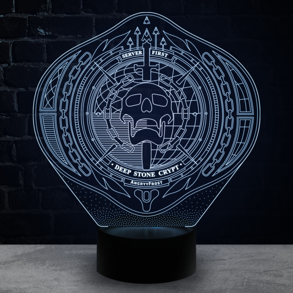 3D светильник  Deep Stone Crypt (Destiny 2)
