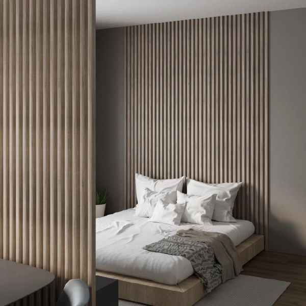 Интерьерная рейка МДФ STELLA Милана Дуб Винтаж 20*30*2700 (уп.8 шт.)