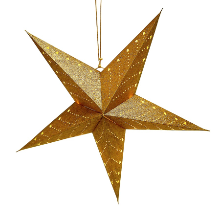 Led-светильник подвесной star 60 см., золотой
