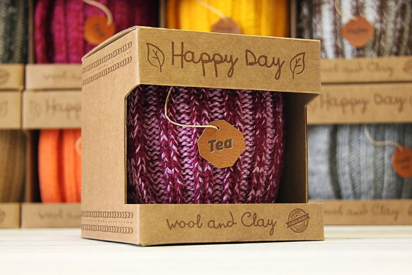 Вязаная кружка "Смузи"