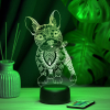 3D светильник  Светильник "Французский бульдог"