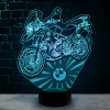 3D светильник  Мотоцикл BMW R NineT