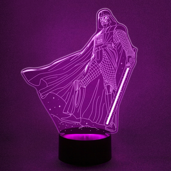 3D светильник  Дарт Вейдер с мечом