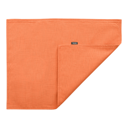 Салфетка под приборы оранжевого цвета из хлопка russian north, 35х45 см