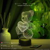 3D светильник  Светильник "Мишка с именем Сандра"
