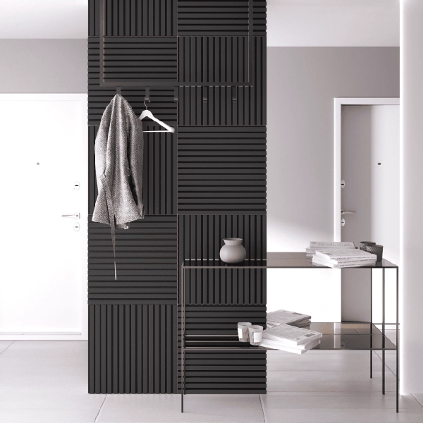 Панель Стеновая Акустическая Stella Comfort De Luxe Black Lead 600х600х9 (уп.1шт.)