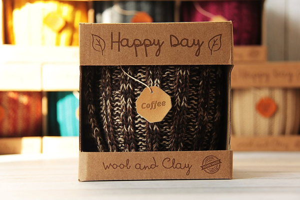 Вязаная кружка "Кофе по-венски"