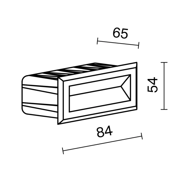Подсветка для лестниц Outdoor O045SL-L3W3K