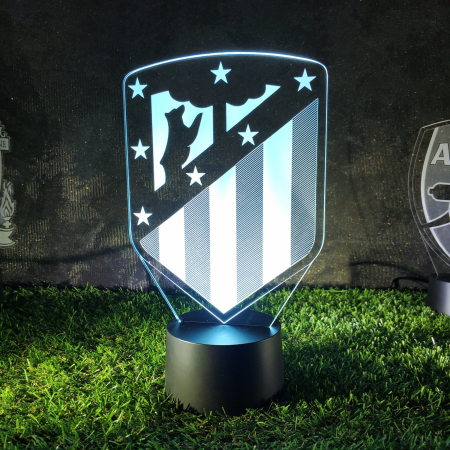 3D светильник  Атлетико Мадрид