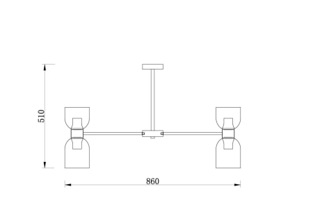 Подвесной светильник Freya FR5203PL-16BS