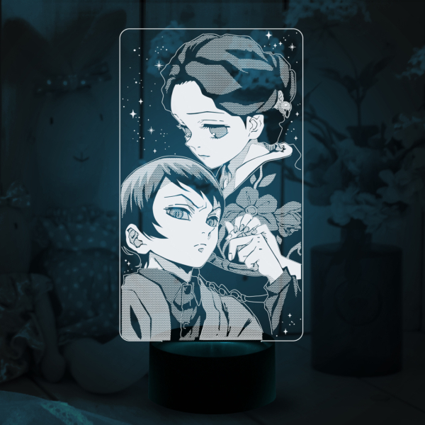 3D светильник  Тамаё и Юширо (Клинок рассекающий демонов)