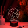 3D светильник  Светильник "Земной шар"