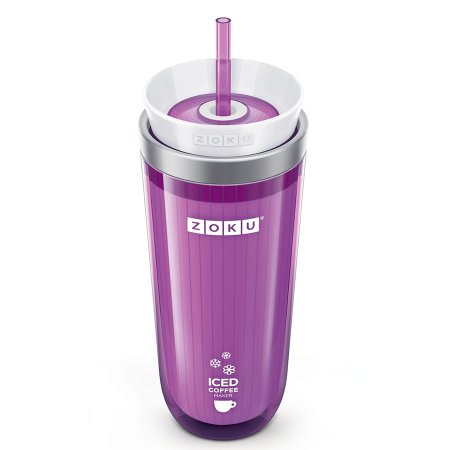 Стакан для охлаждения напитков iced coffee maker фиолетовый