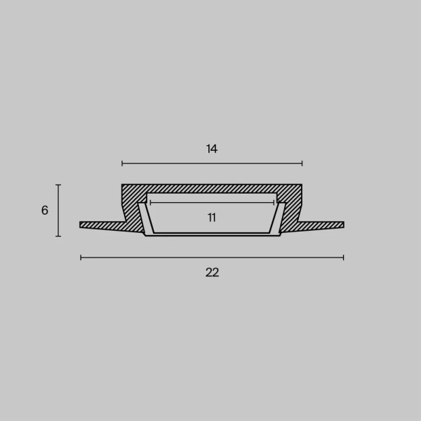 Профиль Led Strip ALM004S-2M