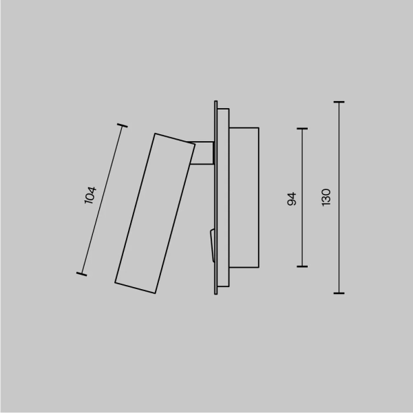 Настенный светильник (бра) Technical C175-WL-01-6W-W