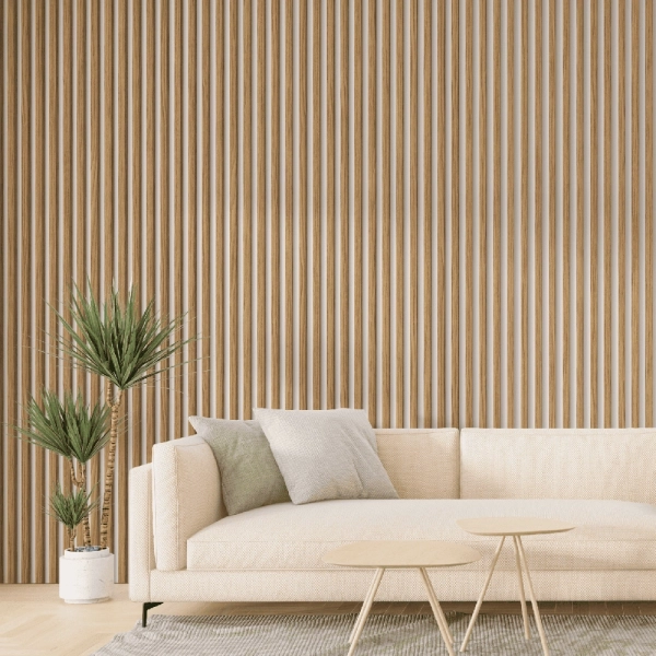 Рейка Интерьерная МДФ Stella Модель 12 Standart Дуб Сальвадор 2800х27х12 (упак.15шт.)