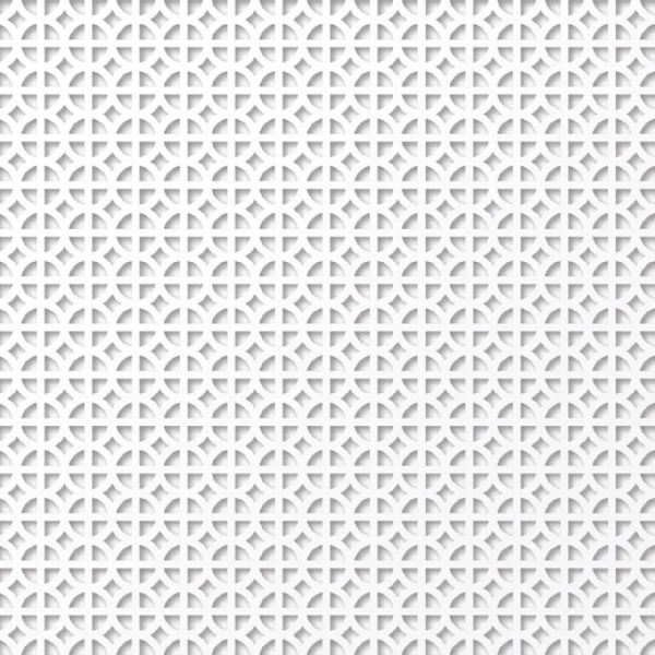 Панель декоративная перфорированная без рамки 1112х512 мм Сусанна белый STELLA (2шт)