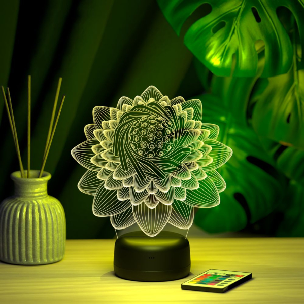 3D светильник  Светильник "Цветик семицветик"