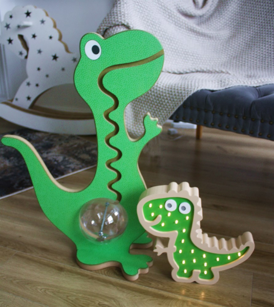 Копилка Динозаврик Зеленый (печать)