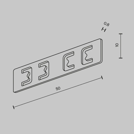 Комплектующие для трековой системы Technical TRA239C-21B