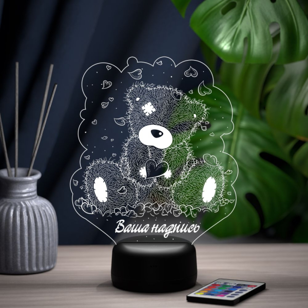 3D светильник  Светильник "Плюшевый Мишка"