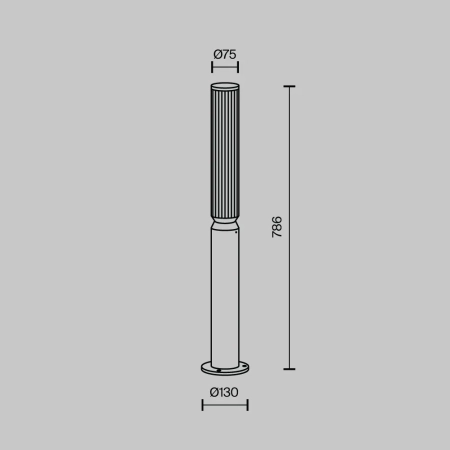 Ландшафтный светильник Outdoor O593FL-L12BR3K