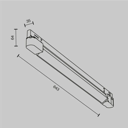 Трековый светильник Technical TR196-3-20W2.7K-B