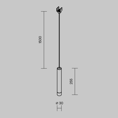 Уличный трековый светильник Outdoor O-TR01-1-P-8WW3K