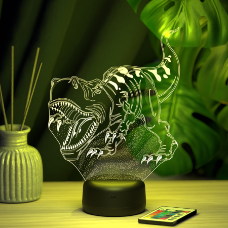 3D светильник  Светильник "Тираннозавр Рекс #2"