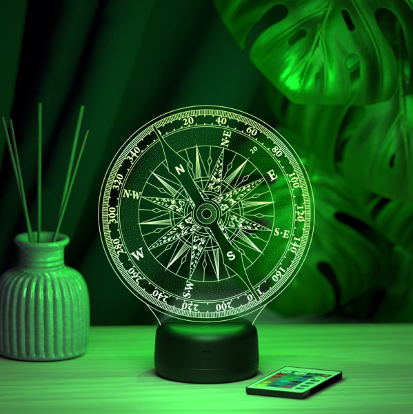 3D светильник  Светильник "Старый компас"
