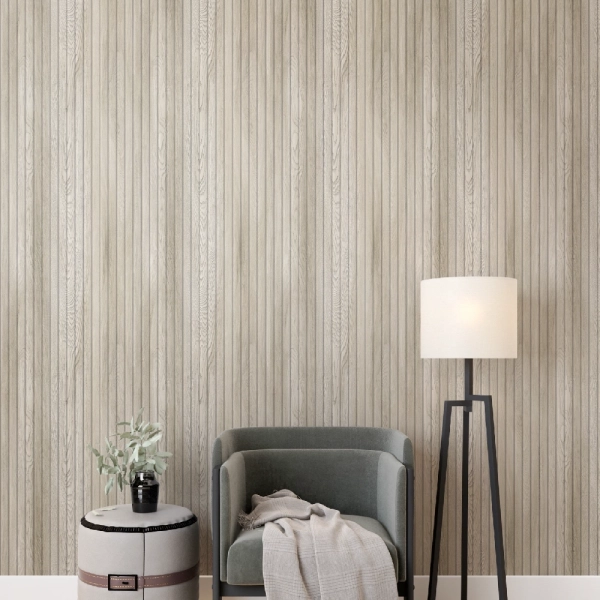 Панель Стеновая Реечная МДФ Stella Beats Standart Дуб Грей 2700x119x16 (4шт.упак.)