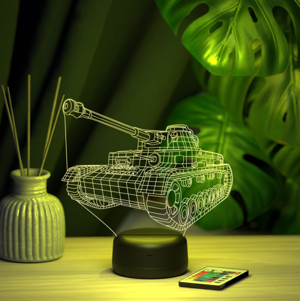 3D светильник  Светильник "Немецкий танк (PzKpfw lV)"