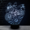 3D светильник  Мотоцикл BMW R NineT