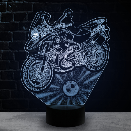 3D светильник  Мотоцикл BMW R NineT