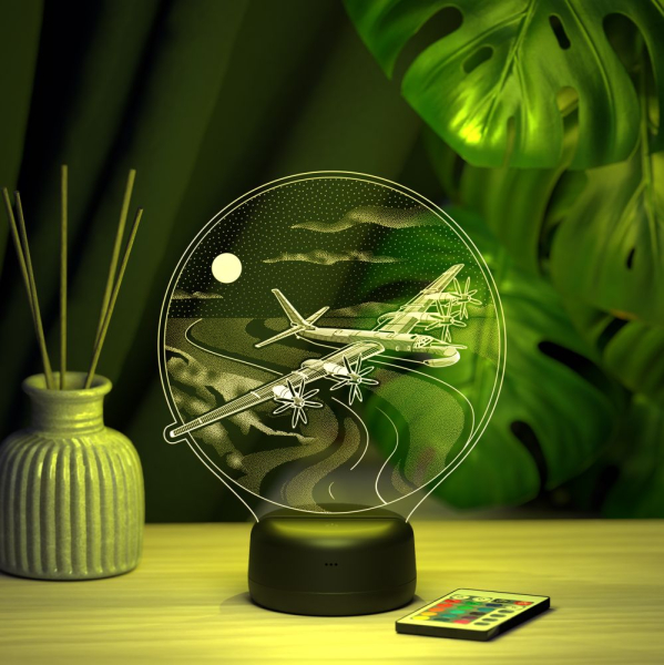 3D светильник  Светильник "Ту 95"