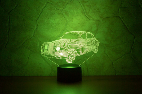 3D светильник  BMW 501 (ретро автомобиль)