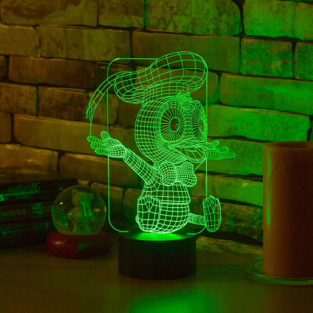 3D светильник  Дональд Дак