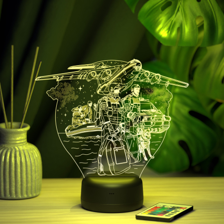 3D светильник  Светильник "Спасатели"