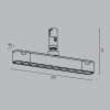 Трековый светильник Technical TR203-1-10W3K-S-B