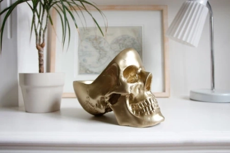Органайзер для мелочей skull, золотой