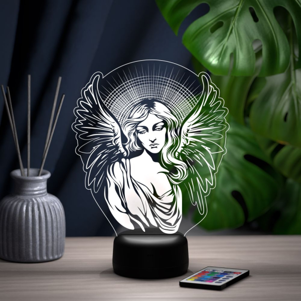 3D светильник  Светильник "Девушка - ангел"