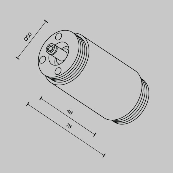 Комплектующие для систем освещения с токоведущими элементами Technical CA013IC-B