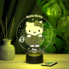 3D светильник  Рак - Hello Kitty