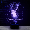 3D светильник  Заклинание Экспекто патронум (Гарри Поттер)