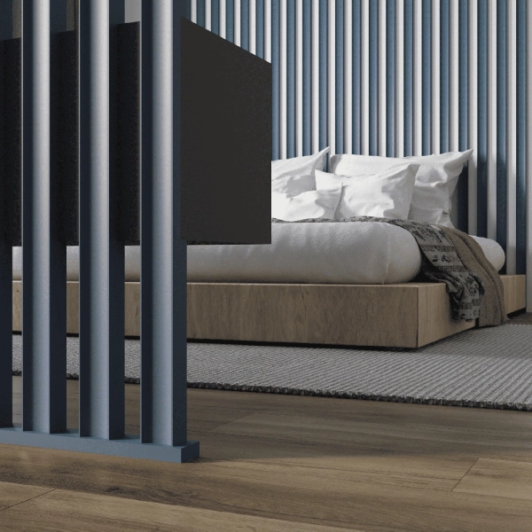 2К Интерьерная Рейка МДФ Stella Планкен Рекесс De Luxe Ocean 19*50*2700 (уп.4 шт.)