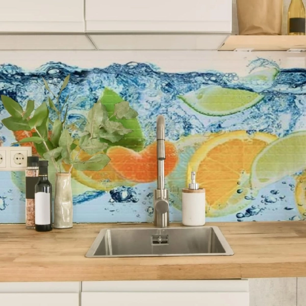 Панель ПВХ 0,3 мозаика Цитрусовый бум STELLA