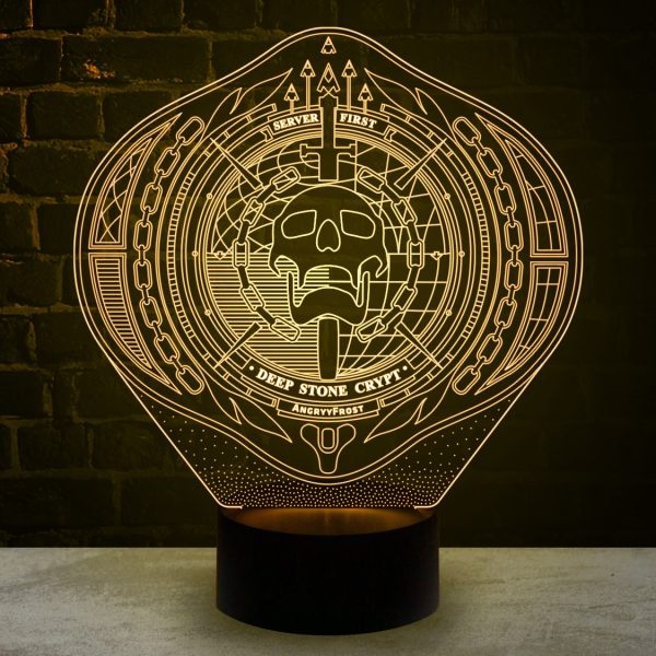 3D светильник  Deep Stone Crypt (Destiny 2)