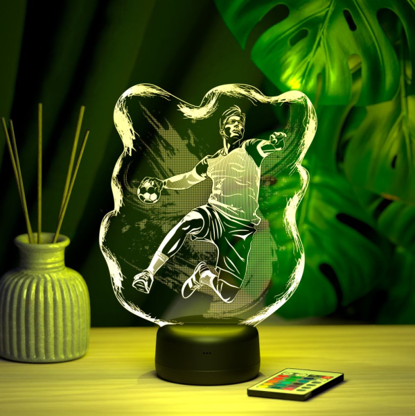 3D светильник  Светильник " Гандболист"